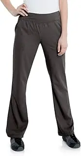 Landau Urbane Women's Yoga Flare Leg Scrub Pant Michelle” Black