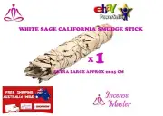 White Sage California Smudge Stick EXTRA LARGE 22-25cm Smudging incense_master