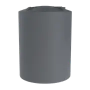 Melro Tanks 15000L Metal Grey Tall Round 15250 Polyethylene Water Tank