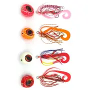 CHOMP LURES SNAPPER SLIDER FISHING JIGS 150G X 4 COLOURS KABURAS