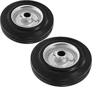 Yardenfun 2pcs Shopping Cart Casters Folding Shopping Cart Shopping Carts for Groceries Collapsible Cart Go Kart Wheels Folding Dolly Cart Foldable Dolly Collapsible Wagon Galvanized Black