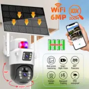 6MP Outdoor IP Camera 4K WIFI Wireless PTZ CCTV HD Smart Home Security IR Camera