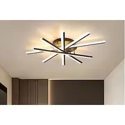 LED Flush Mount Fixture Minimalist Acrylic 3/5 Lights Living Room Flush Mount Ceiling Light