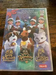 Elf on the Shelf Elf Pets: Holiday Triple Feature blu-ray/DVD Target New Sealed