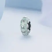 Solid 925 Signature Silver Lucy Sky Blue Charm