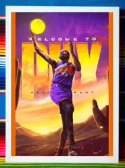 Framed PHOENIX SUNS NBA Basketball Poster KEVIN DURANT - 45cm x 32cm x 3cm