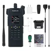 HAMGEEK APX-8000 12W Dual Band Radio VHF UHF Walkie Talkie Black color