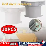 4PCS Lock Sheet Holders Keep Sheets Tight Heavy Duty Straps Fit All Mattresses~