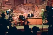 Actor Mike Myers during an interview with Host Jay Leno on May 16- Old Photo 3