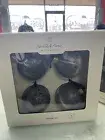Hearth And Hand with Magnolia Galvanized Ornament Set of 4 Boxed Gray Silver NIB