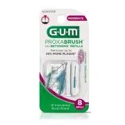 Go-Betweens Proxabrush Refills Moderate [612] 8 Each (Pack of 2)