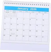Parliky Monthly Desk Calendar Weekly Planner Double Wire Binding 2025 to 2026 For School Teachers Students Professionals Track Important Date