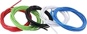 Bike Shifting Gear Shifting Cable High Strength Steel Wires Length Road Bikes Kit for Replacement (White)