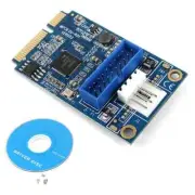 Mini PCIe to 19pin 20pin Header to USB3.0 Mini PCIe to Dual USB Expansion Card