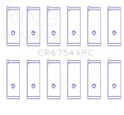 King Engine Bearings CR6754XPC.026 CONNECTING ROD BEARING SET For TOYOTA 2JZGE, (for: Toyota)