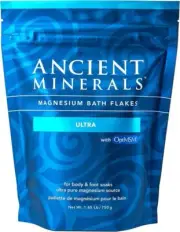 Ancient Minerals Magnesium Bath Flakes Ultra with MSM 750g Bath Salts