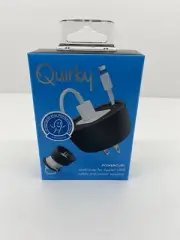 NEW Original Quirky POWERCURL Cord Wrap for Apple USB Cable Power Adaptor Black