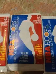1989 Hoops Basketball Unopened Packs Cards 15 Per Pack NBA
