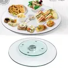 35/50cm Bearing Swivel Turntable Plate Rotating Lazy Susan Kitchen Table Tray