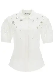 [BRA632] BRA632 fitted cotton shirt with tailored 8 White