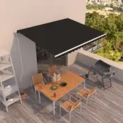 Outdoor Awning Water And UV Resistant Patio Canopy Automatic Retractable 4.5x3m