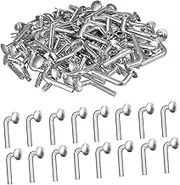 DECOMELODY 100pcs Heavy Duty Pallet Rack Drop Pin Safety Pin for DIY Shelving Construction Smooth Edges for Warehouse and Garage Projects