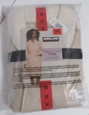 Women's Kirkland Signature Fleece-Lined Wrap/Tie Robe Size Medium (10/12)