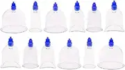 12 Cups Set Vacuum Cupping Therapy Set Cupping Massage Kit Massage Cupping Set Cupping Kit for Massage Back, Pain Relief Cupping Tools