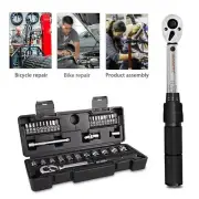 2-20Nm 1/4 Preset Torque Wrench Socket Bit Combination 35 in 1 Household Tool