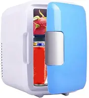 Rajendram Mini Fridge, Personal Fridge Cooler and Warmer, Electric Cooler Warmer Portable Car Fridge Thermoelectric System for Home Office Car