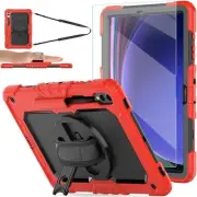 Case for Samsung Galaxy Tab S9 Plus 12.4" 2023 with Tempered Glass Screen