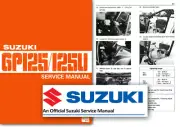 Suzuki GP125 GP125U Workshop Service Manual - Factory Shop COVERS ALL MODELS