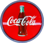 Coca Cola Coke Bottle LED Bar Lighting Wall Sign Light Button White