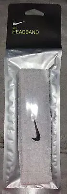 Nike Swoosh Sports Headband Unisex Light Gray