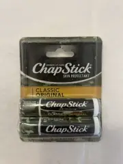 CHAPSTICK CAMO 2pk Carded Original Flavor RARE 2013 COLLECTOR ITEM