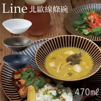 在飛比找Yahoo奇摩購物中心優惠-日本製 北歐線條碗 湯碗 麵碗 拉麵碗 飯碗 陶瓷碗 燉菜碗