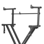 Adjustable X Style Pro Dual Music Electronic Piano Double Keyboard Stand