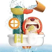 KaeKid Bath Toys for Toddlers Age 1 2 3 Year Old Girl Boy, Preschool Water Toys, Bubble Interactive Bath Toys for Kids