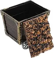 Totority Mini Mining Cart Toy Children's Treasure Box Plastic Pirate Chest Pull along Toy Boys and Girls' Playset