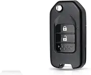 FLJKCT 2 Buttons Key Protective Shell Modified Folding Remote Key Shell,for Honda Fit Marina Wisdom XRV City