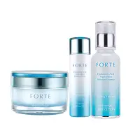 在飛比找Yahoo奇摩購物中心優惠-【FORTE】玻尿酸三重水潤組合(美肌水150ml+精華50