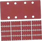 100pcs Sandpaper Assortment Sander Pads for Grinder Tile Polishing Pads Drill Buffing Industrial Sandpaper Car Polishing Rectangular Square Flocked Shaped