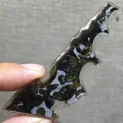 43.5Ct Brenham Olive Meteorite Pendant Olive Meteorite Slice