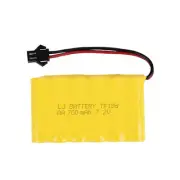 7.2V 700mAh Ni-CD AA rechargeable Battery SM plug For Rc toys Car Boat Gun Tank