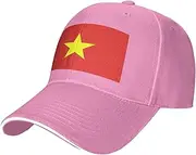 [SSIULUS] Vietnamese Flag Casquette Cap Hats,Trucker,Baseball Cap with Snapback,Perfect for Summer,Golf