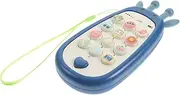 ERINGOGO 1pc Washable Educational Projection Phone for Safe Imitation Mobile with Function Buttons Color Recognition for Early Learning and Play