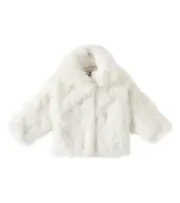 [Jellymallow] Jellymallow Faux fur jacket Y 4 white