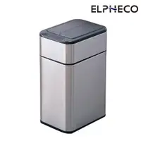 在飛比找ETMall東森購物網優惠-ELPHECO 不鏽鋼雙開除臭感應垃圾桶30L ELPH75