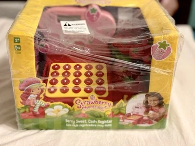 STRAWBERRY SHORTCAKE BERRY SWEET CASH REGISTER HASBRO HTF NRFB-Sealed