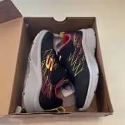 Skechers Toddler Kids Microspec Texlor Black Red Side 12